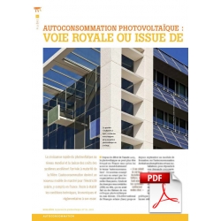 Article PDF - Autoconsommation photovoltaique (Novembre 2013)