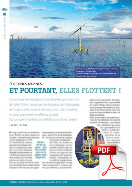 Article PDF - Hydroliennes : l'énergies des courants sous bonne tension (Février 2014)