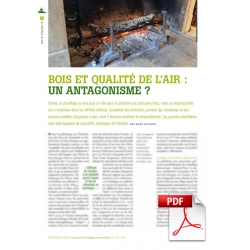 Article PDF - Bois et qualité de l'air : un antagonisme (Nov./Décembre 2015)