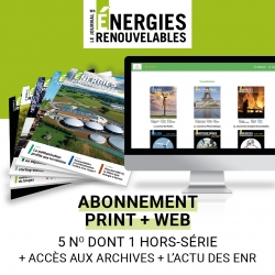 Abonnement Journal des énergies renouvelables