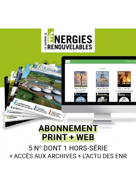Abonnement Journal des énergies renouvelables