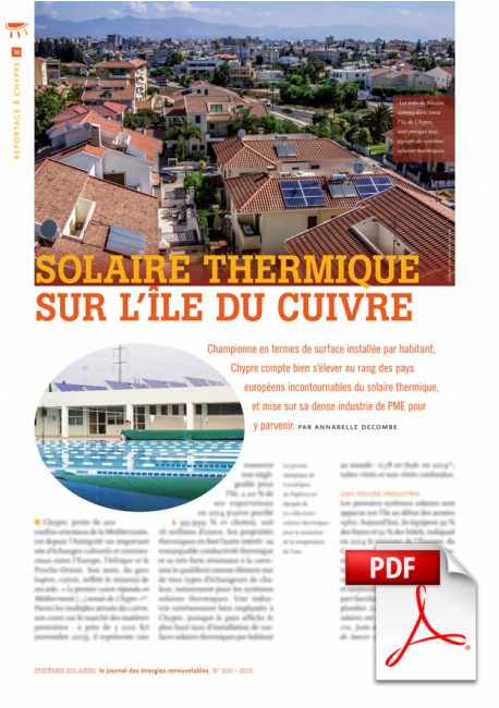 Article PDF - Solaire thermique sur l'île du cuivre (Novembre/Décembre 2015)