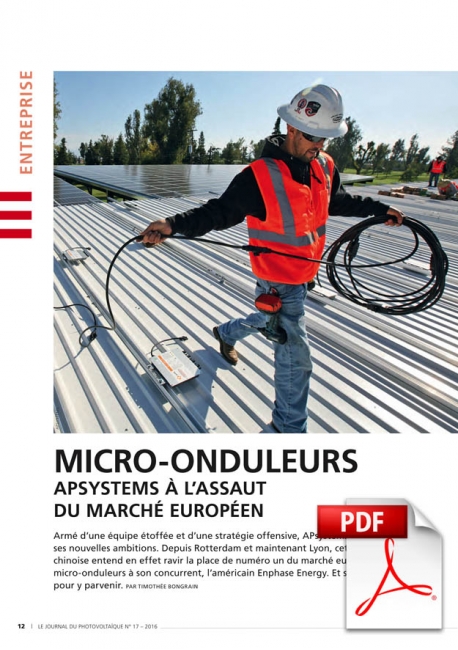 Micro-onduleurs : APsystems à l'assaut du marché européen