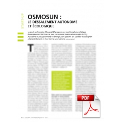 Osmosun : le dessalement autonome et écologique (Article PDF)