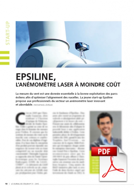 Epsiline, l'anémomètre à moindre coût (Article PDF)