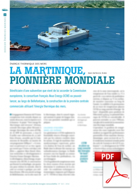 Article PDF - Éolien offshore français (Sept./Octobre 2014)