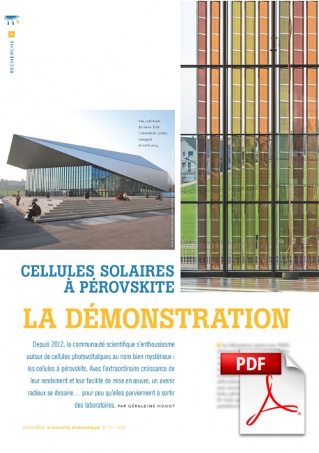 Article PDF - Cellules solaires à pérovskite (Mai 2015)