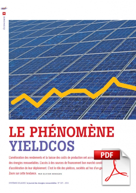 Article PDF - Le phénomène Yieldcos (Mai/Juin 2015)