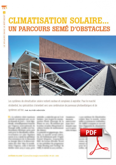 Article PDF - Climatisation solaire (Juillet/Août 2015)